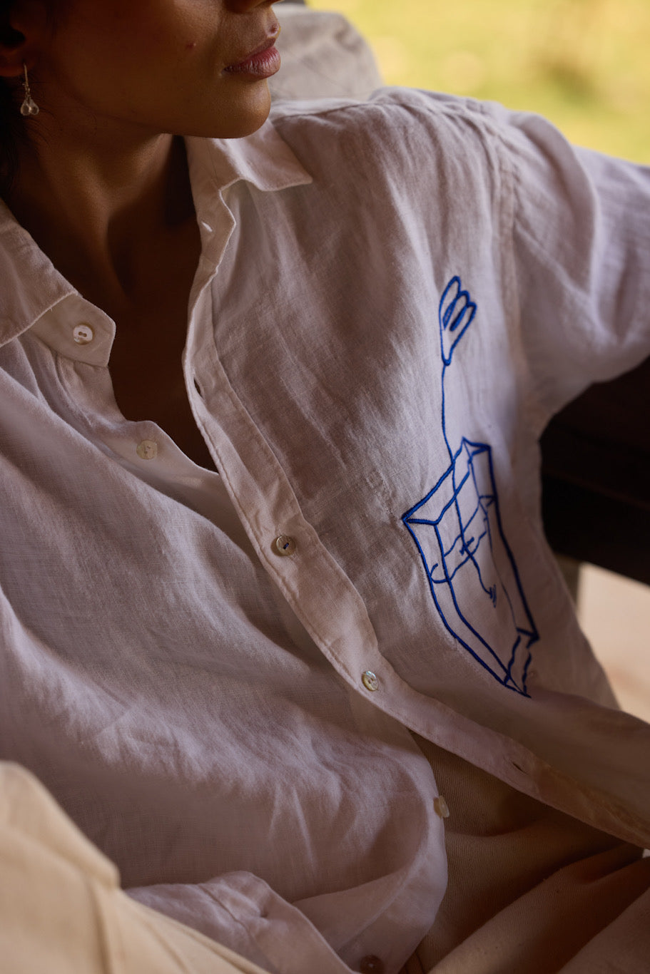 DRAW Shirt in LINEN