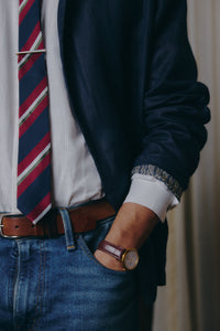 Unlined Blazer in Ink
