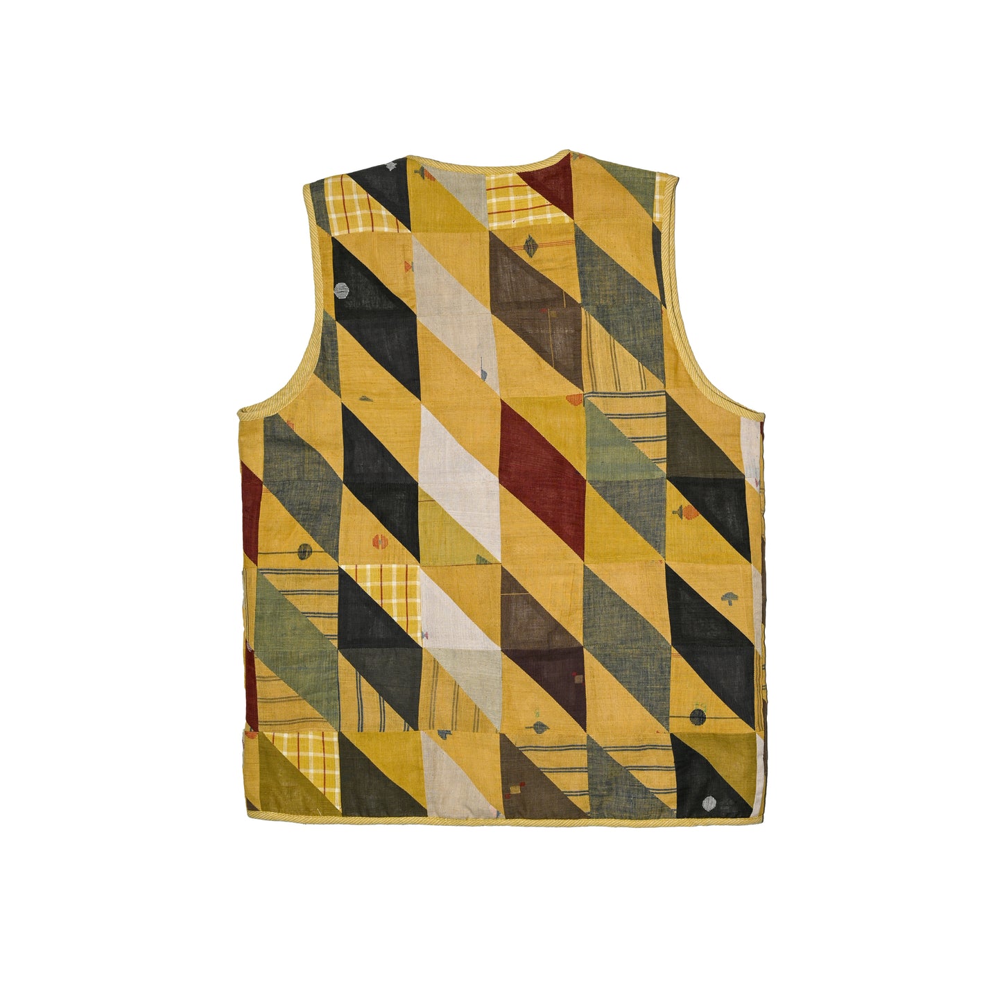 Barfi Jacket- Sleeveless (Yellow)
