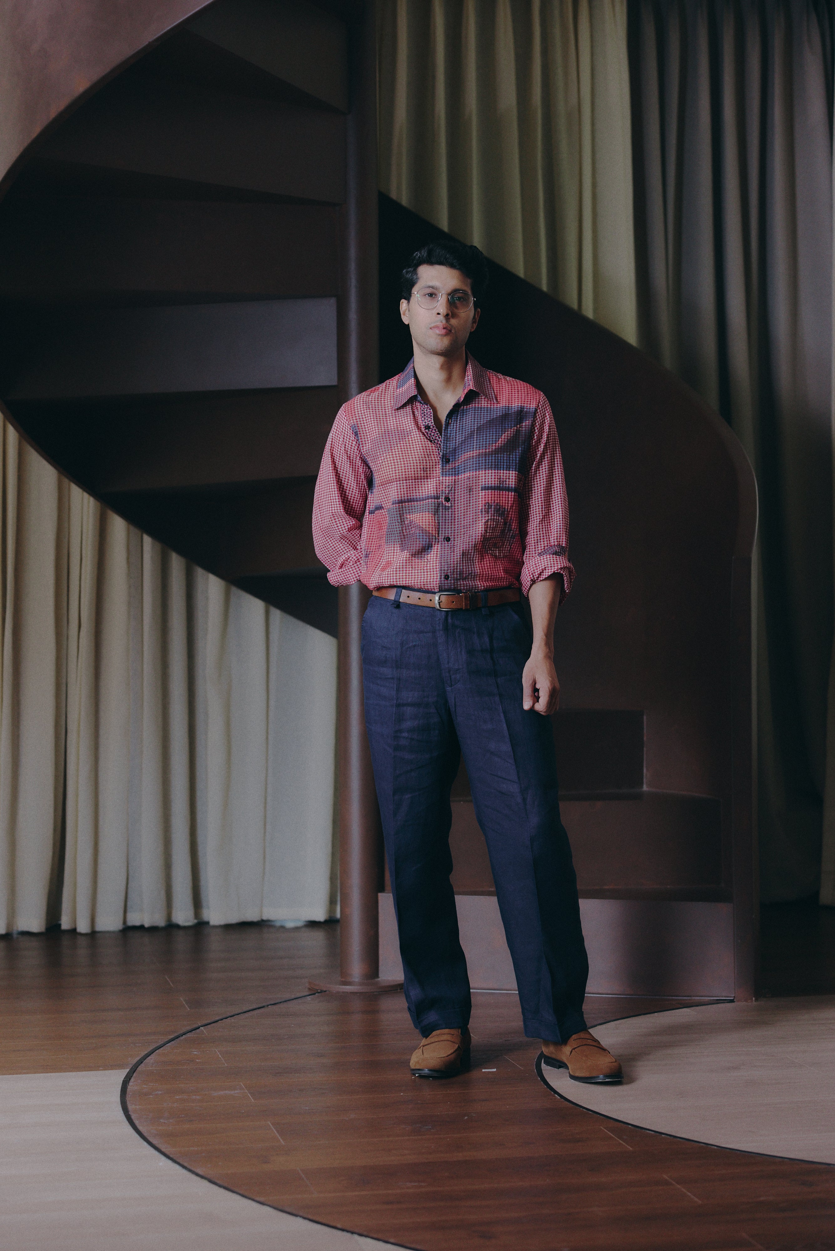 Saturday Shirt in Red Checks