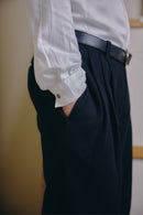 Pleated Trousers in Coal
