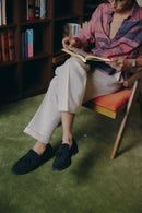 Cuffed Trousers in Oat