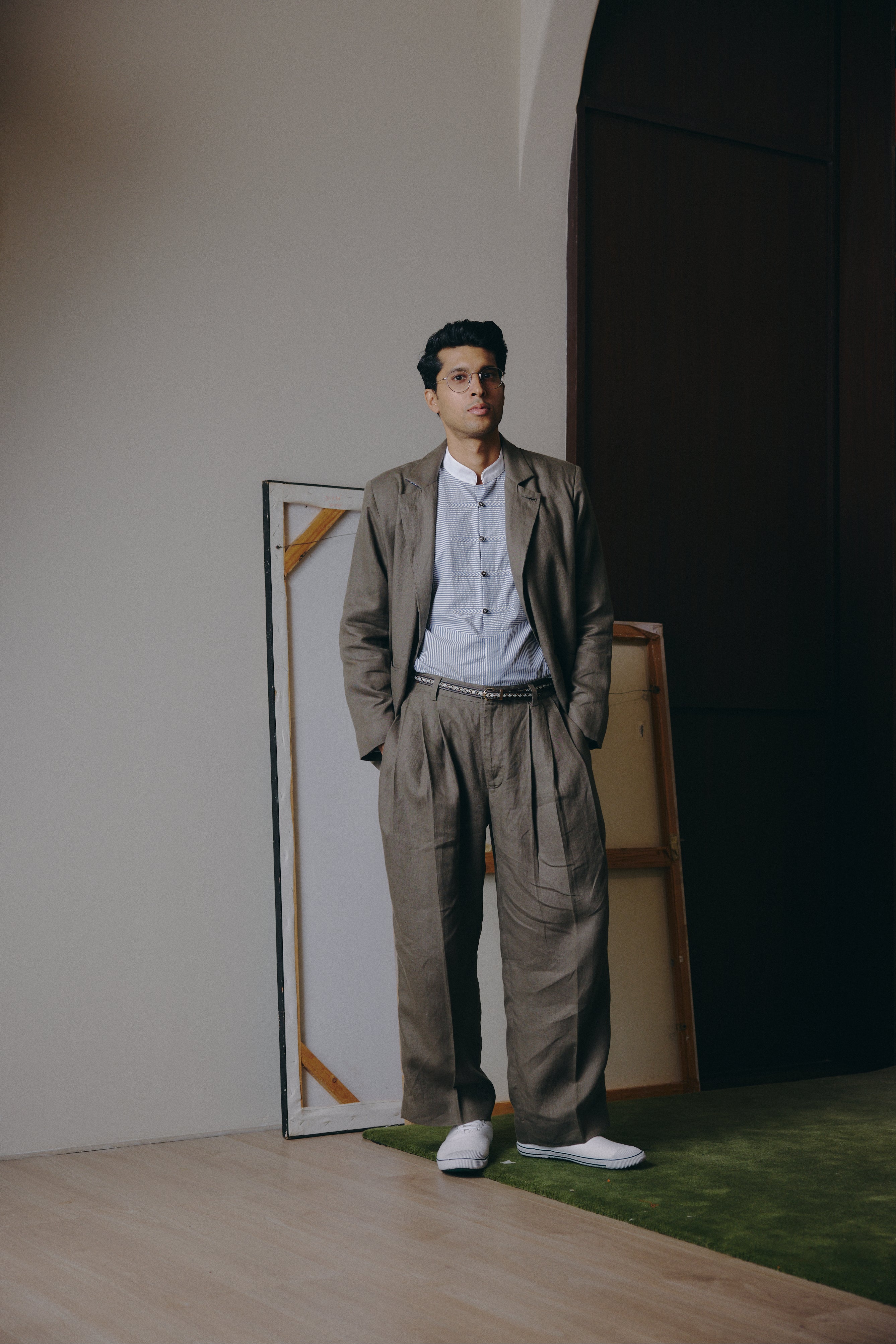 The Suit in Moss
