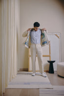 Unlined Blazer in Oat