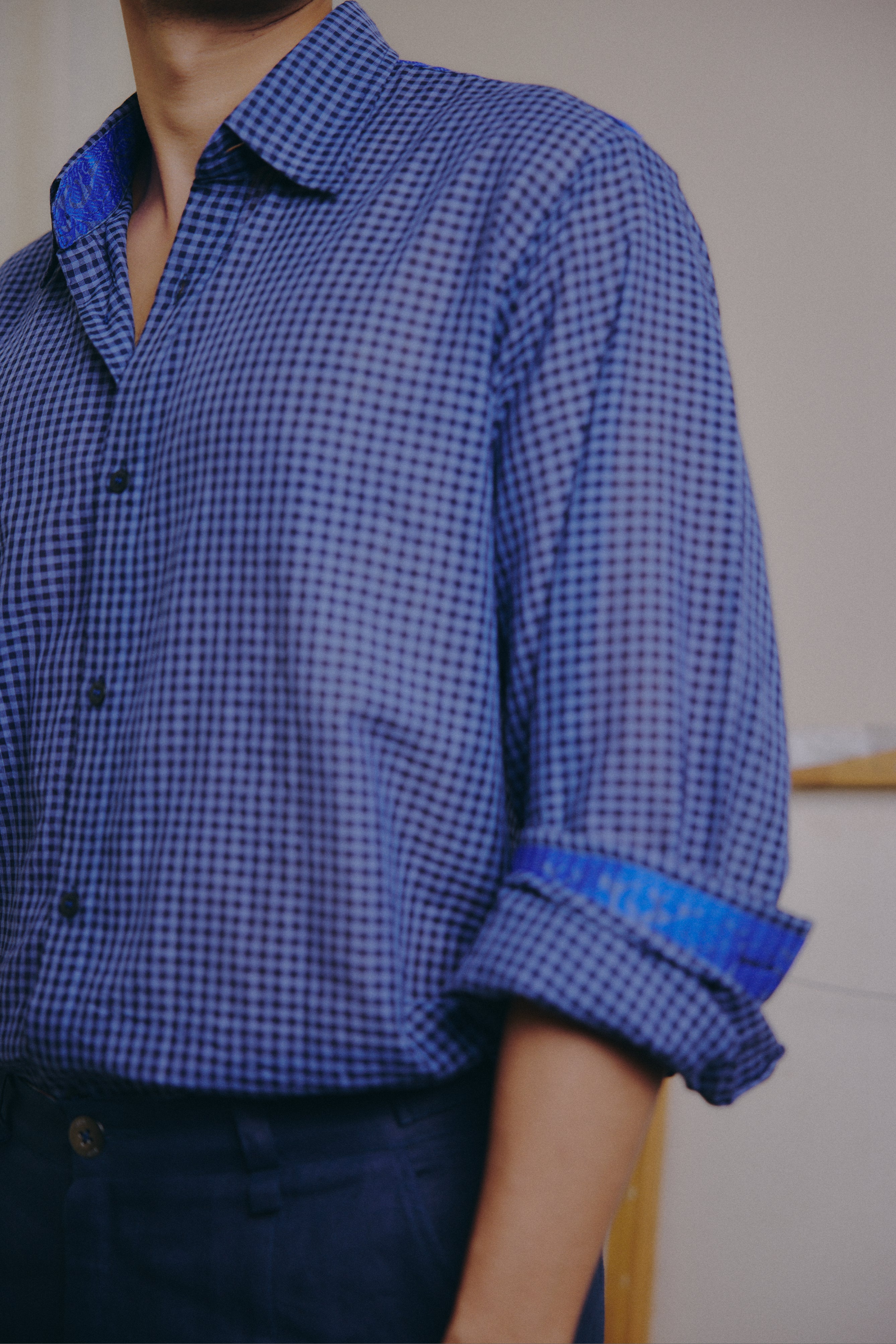 Saturday Shirt in Ink Checks