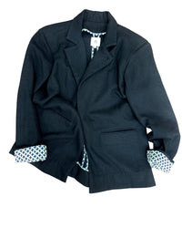 Unlined Blazer in Coal