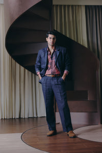 Unlined Blazer in Ink
