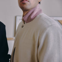 Unlined Blazer in Oat