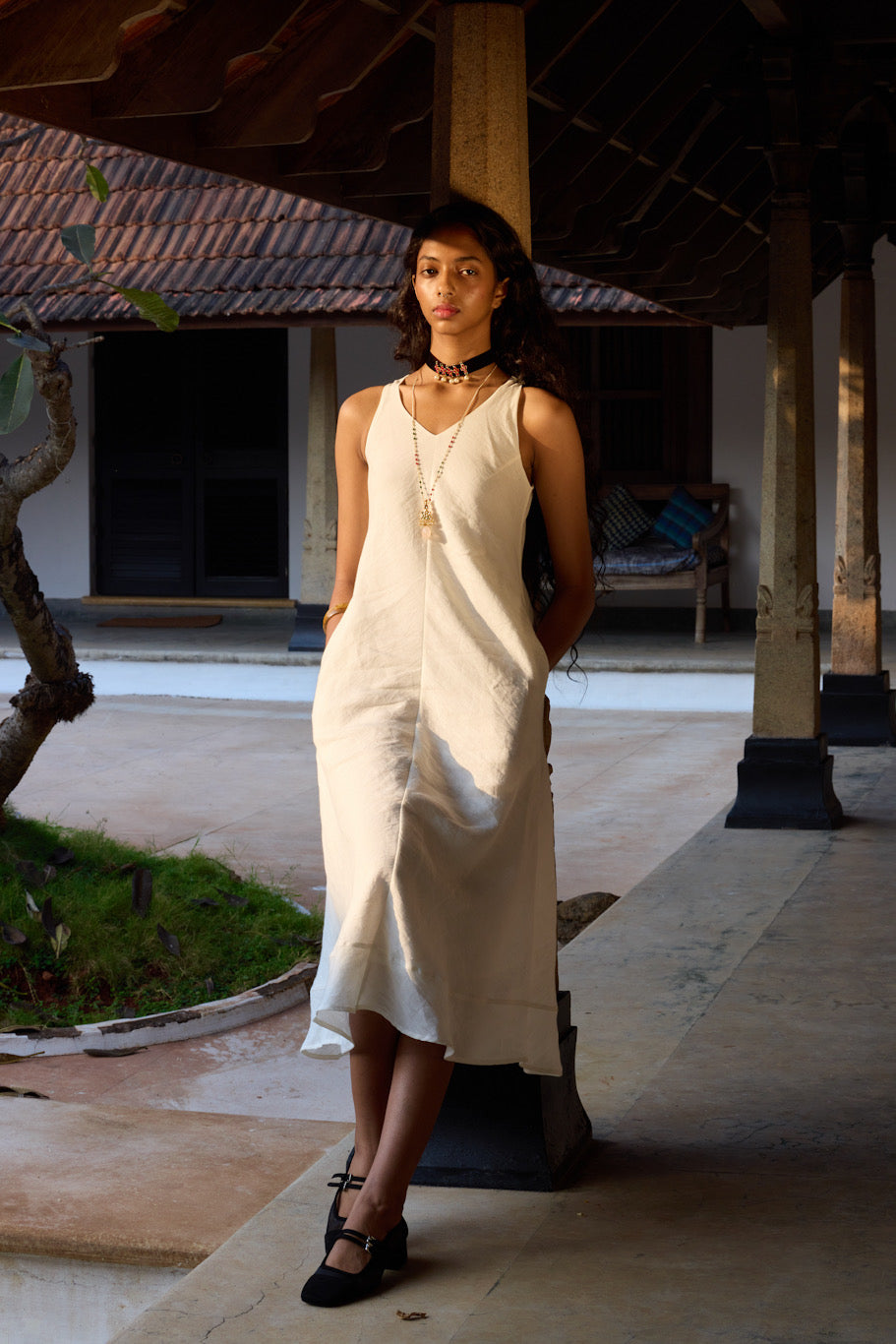 BIAS Dress in LINEN