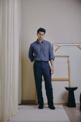Cuffed Trousers in Ink