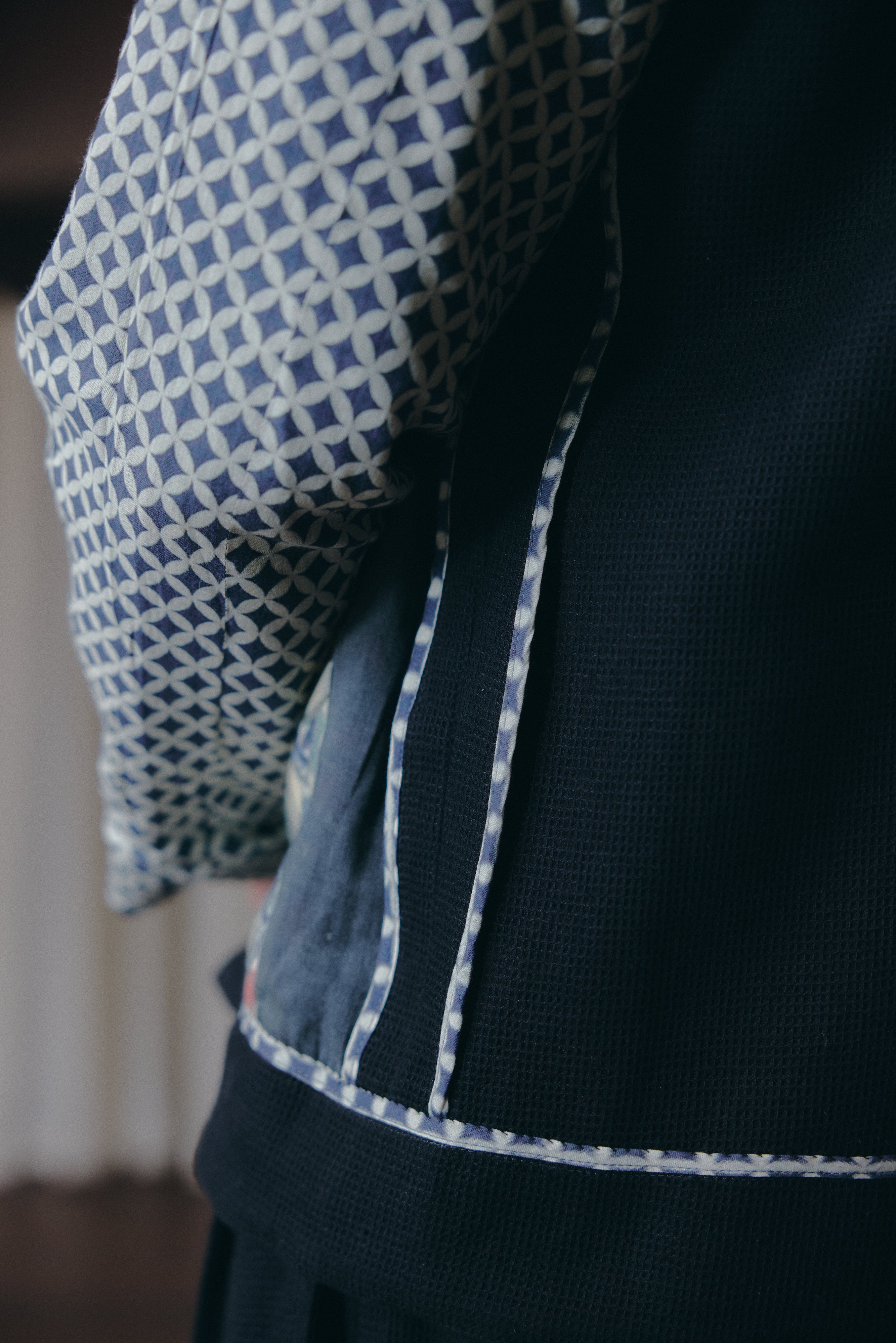 Unlined Blazer in Coal