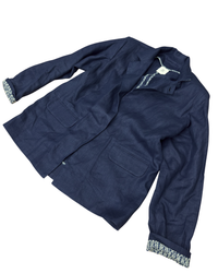 Unlined Blazer in Ink