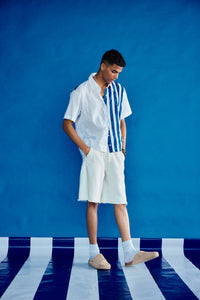 Bermuda shorts in White