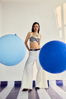 Finn denims in White